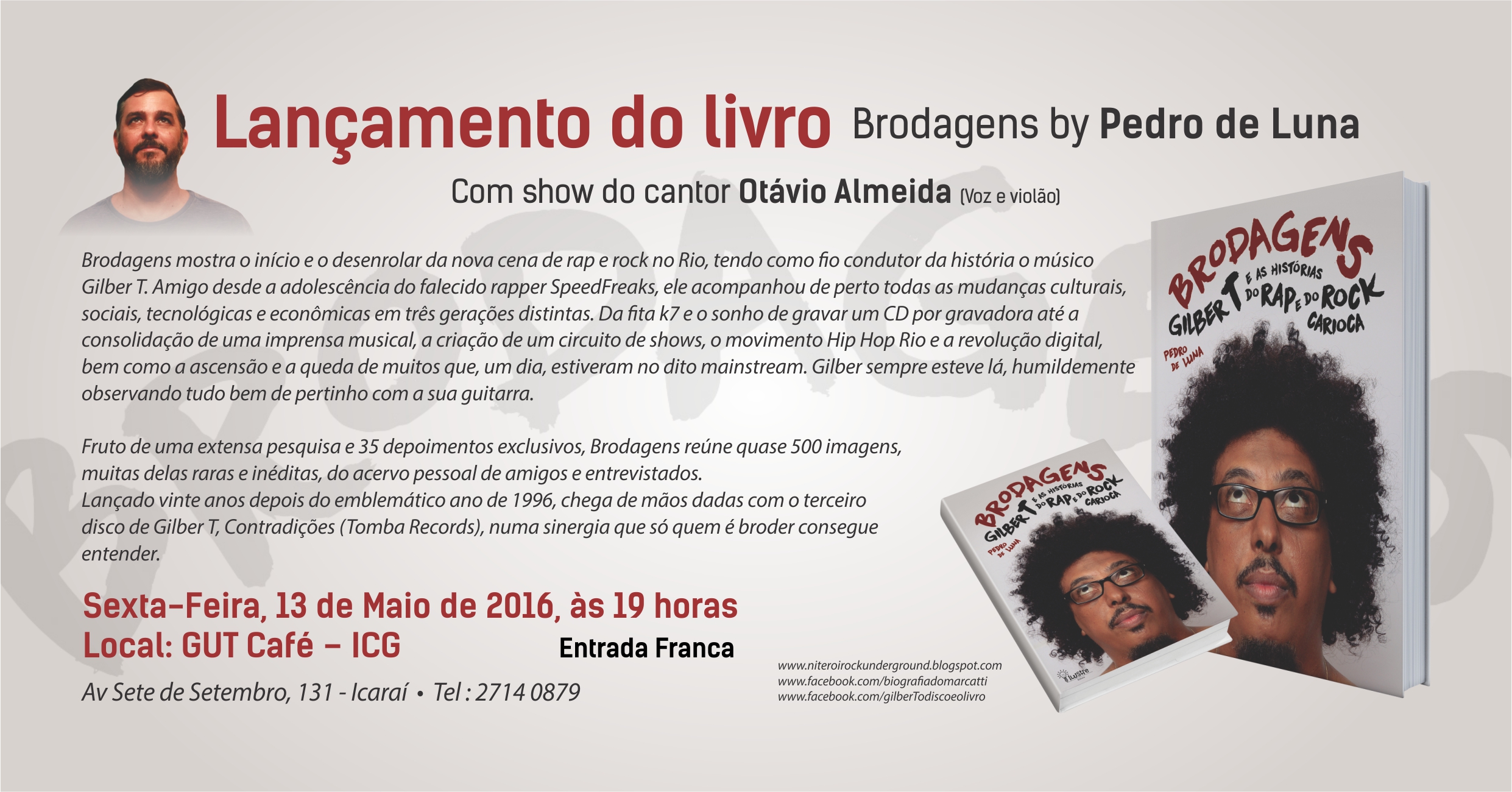 Convite Lançamento Livro Brodagens